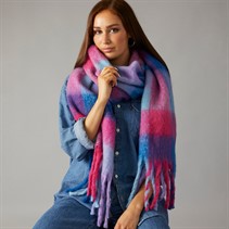 French Connection Womens Scarf Multi/Winter White