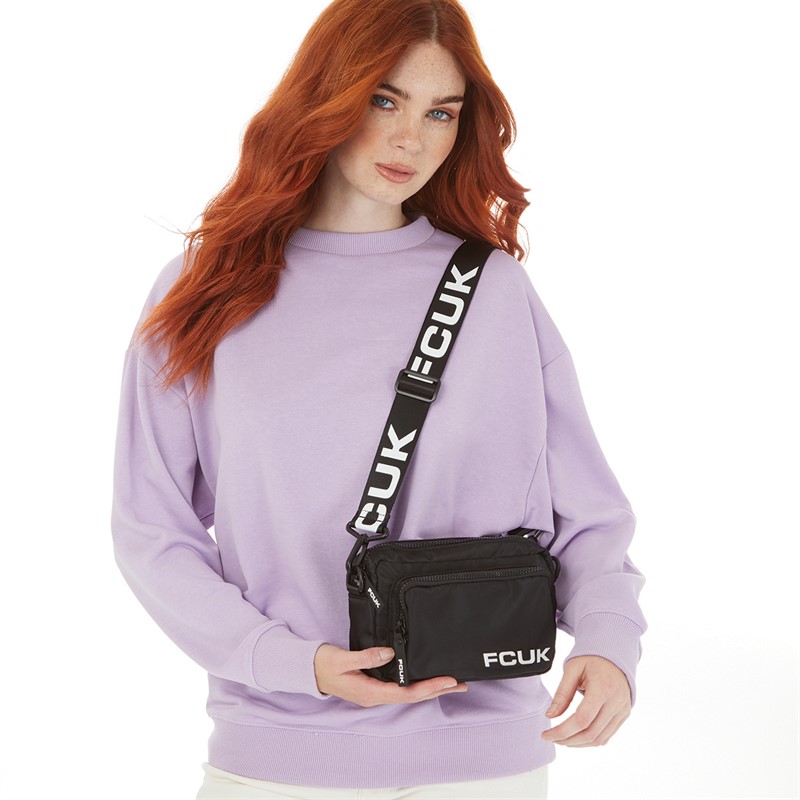 French Connection Womens Crossbody Bag Black