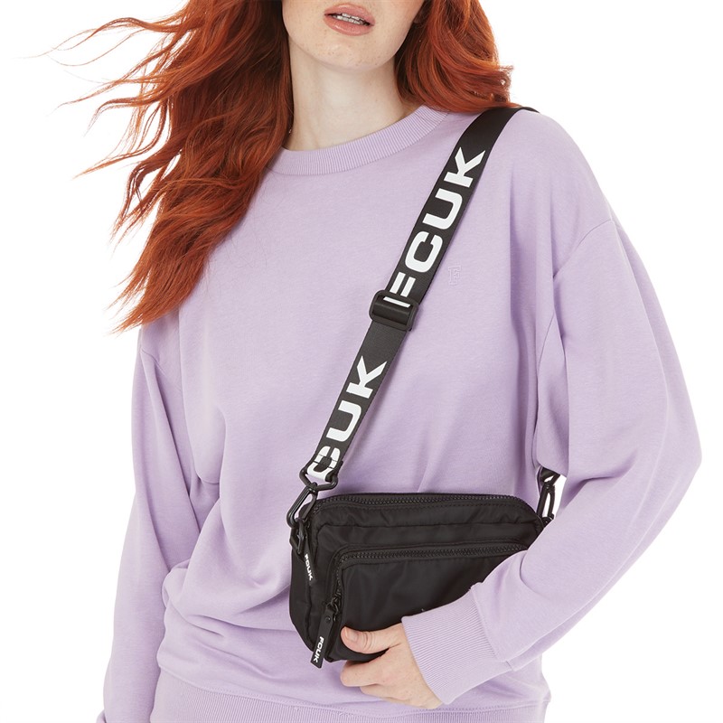 French Connection Womens Crossbody Bag Black