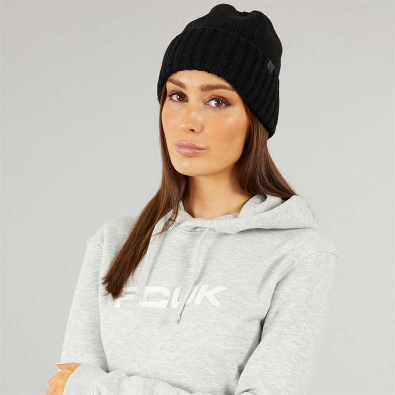 French Connection Womens Beanie Black