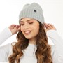 French Connection Womens Beanie Light Grey Marl