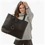 French Connection Womens Tote Bag Black
