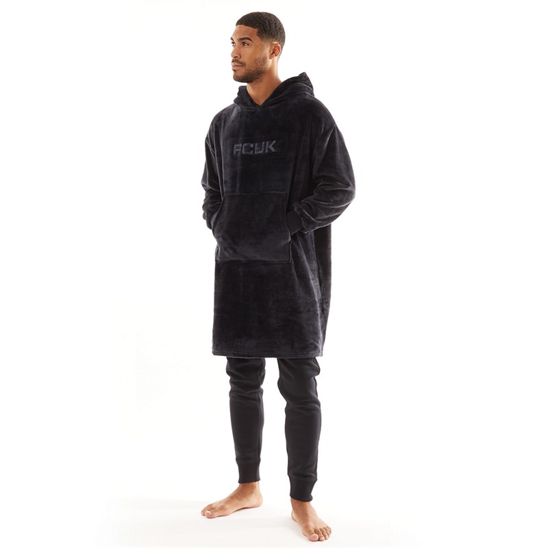 French Connection Herren FCUK Fleece Pullover Marine