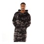 French Connection Fleece met camomotief Heren FCUK grijs camo