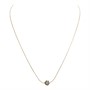 French Connection Womens Solitaire Necklace Gold