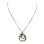 French Connection Womens Knot Necklace Steel