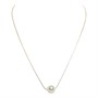 French Connection Womens Single Pearl Necklace Gold