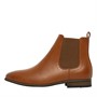 French Connection Mens PU Chelsea Boots Tan