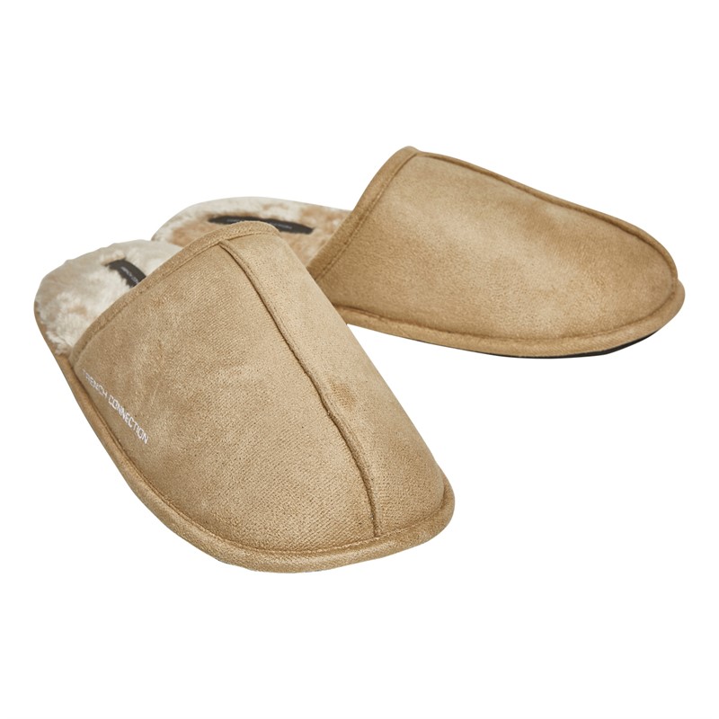 French Connection Mens Mule FC Slippers Sand