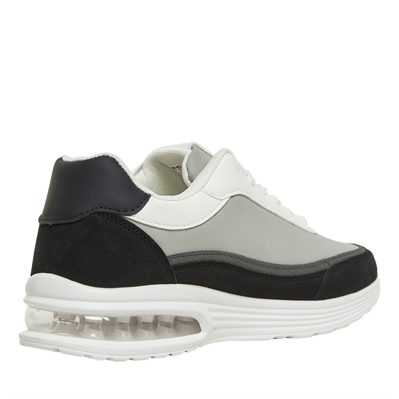French Connection Heren PU/Suede Sneakers Multi