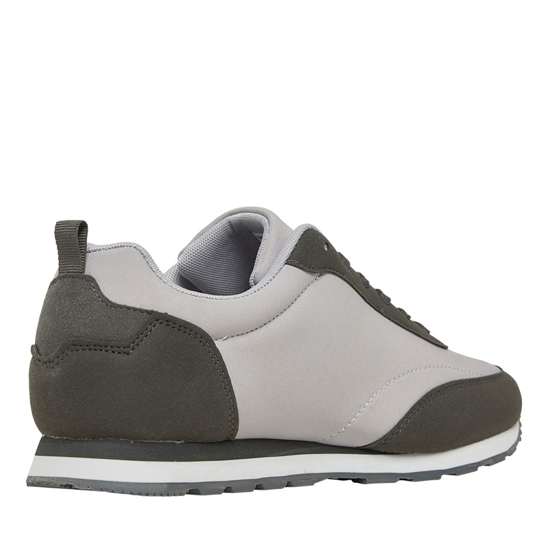 French Connection Mens Wen Logo Trainers Grey
