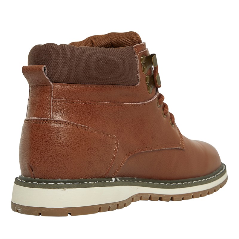 French Connection Herren Workwear Stiefeletten Braun
