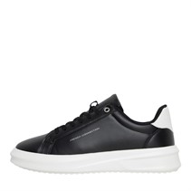French Connection Mens Hybrid Low Top Trainers Black/White