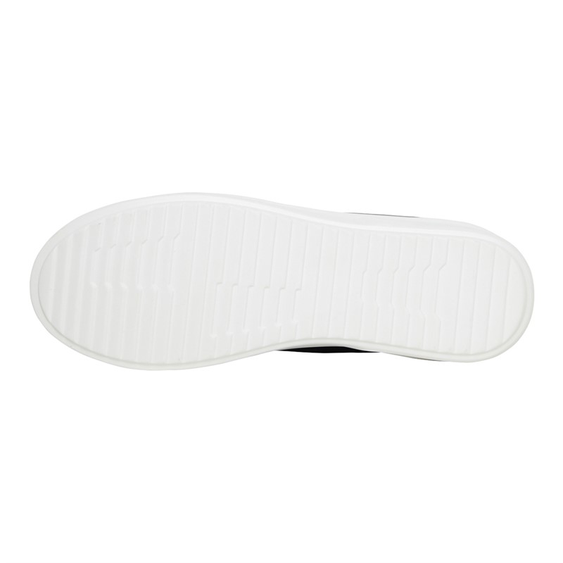 French Connection Mens Hybrid Low Top Trainers Black/White