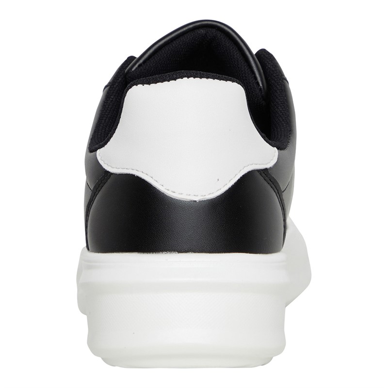 French Connection Mens Hybrid Low Top Trainers Black/White