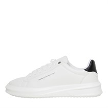 French Connection Mens Hybrid Low Top Trainers White/Black