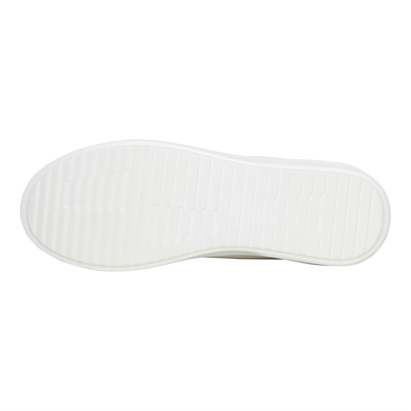 French Connection Mens Hybrid Low Top Trainers White/Black
