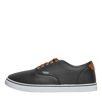 French Connection Mens Deck PU Shoes Black