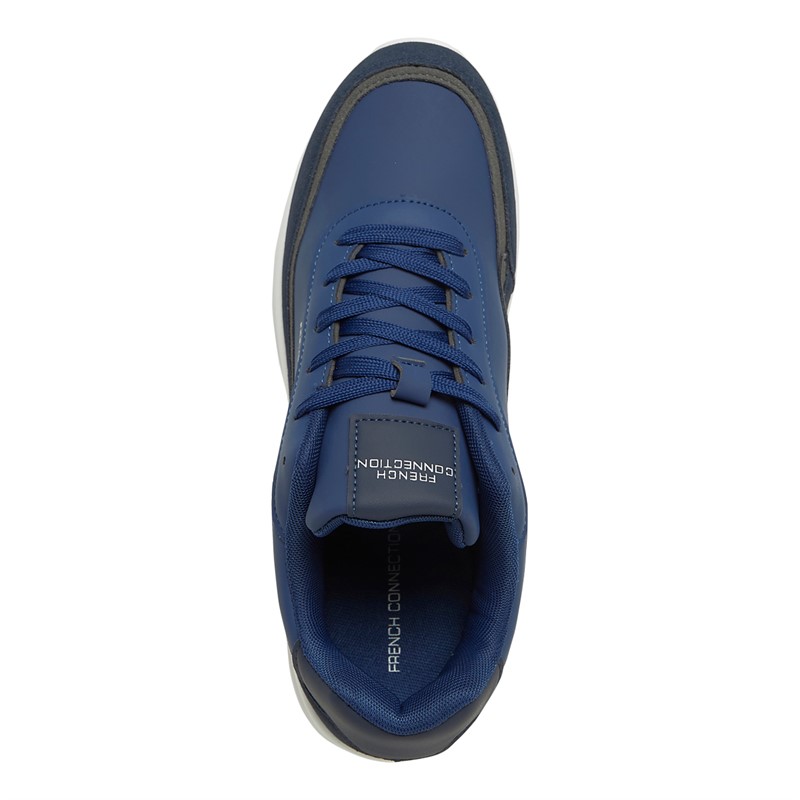 French Connection Heren PU/Suede Sneakers Multi