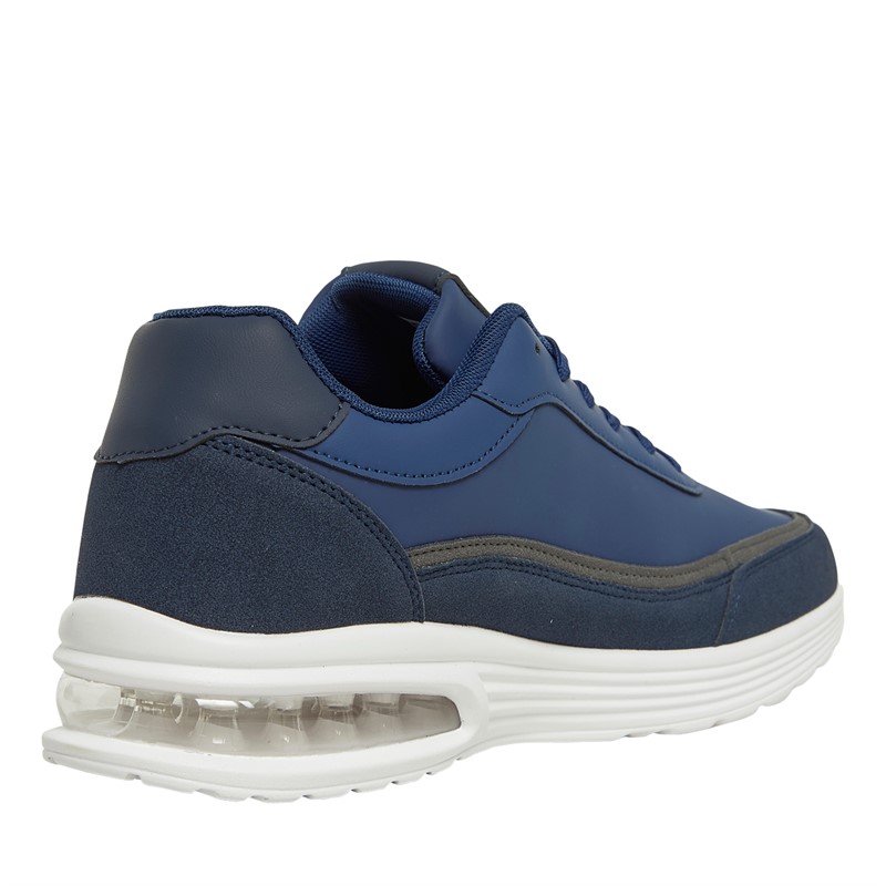 French Connection Heren PU/Suede Sneakers Multi