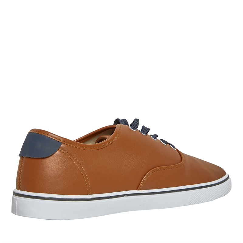 Buy French Connection Mens Deck PU Shoes Brown