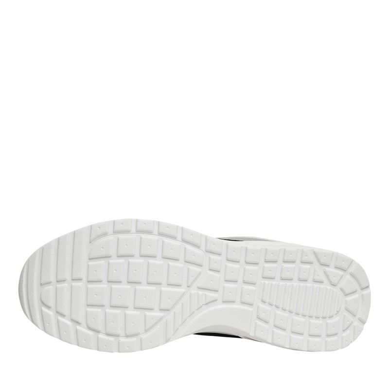 French Connection Junior Boys Suede Block Trainers White/Black