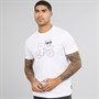 French Connection Mens Bike Rude Bear T-Shirt White/Black