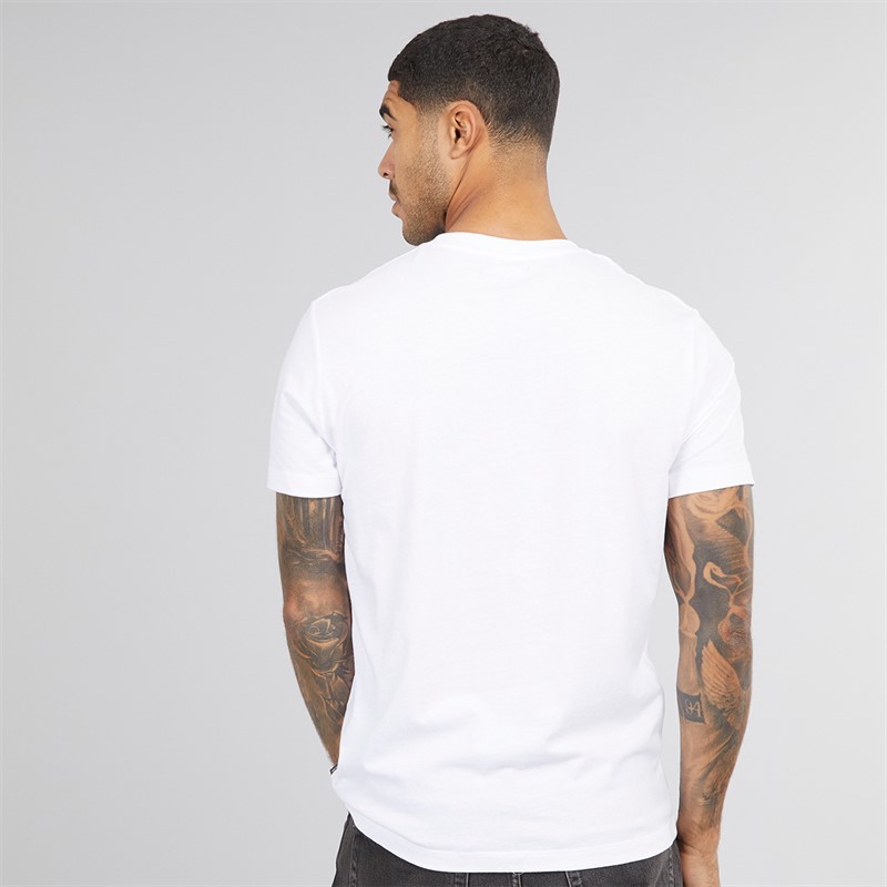 French Connection Mens Bike Rude Bear T-Shirt White/Black