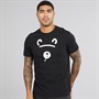 French Connection Mens Smoking Bear T-Shirt Black/White