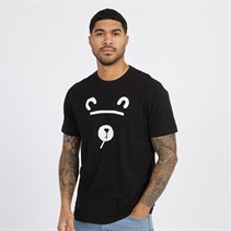 French Connection Mens Smoking Bear T-Shirt Black/White