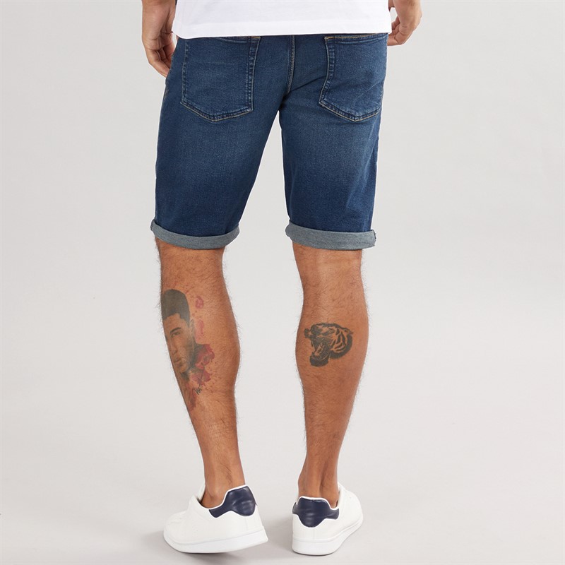 French Connection Mens Denim 2 Shorts Ind50 - Midwash