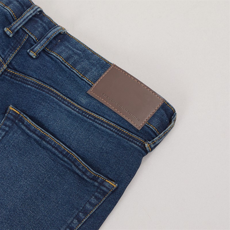 French Connection Mens Denim 2 Shorts Ind50 - Midwash