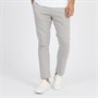 French Connection Mens Drawstring Linen Trousers Light Grey