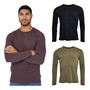French Connection Mens Three Pack Long Sleeve Tops Multi 4 - Marine/Light Khaki/Chateaux Mel