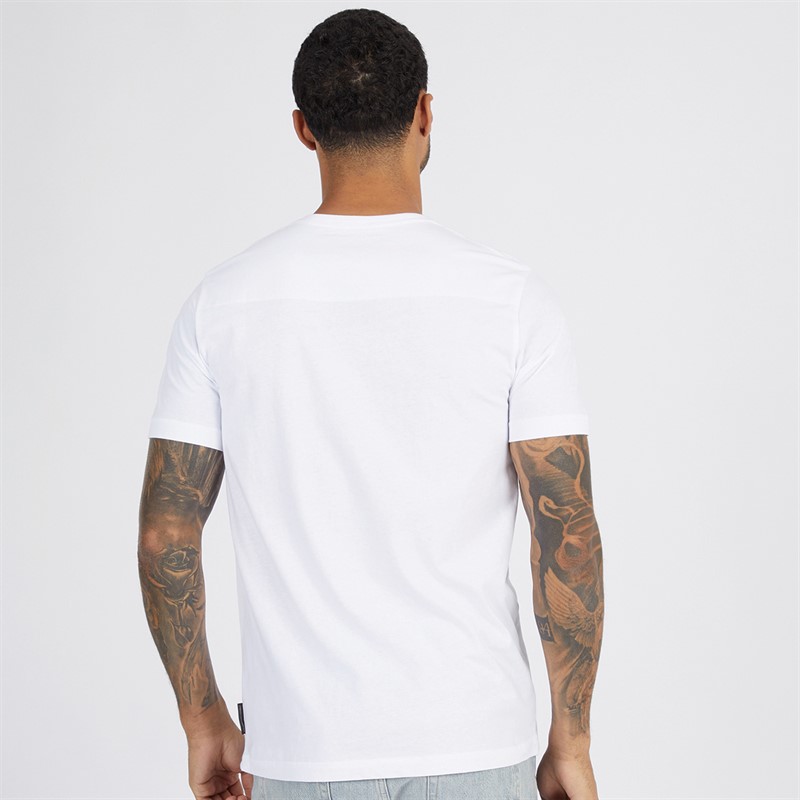 French Connection Mens Seven Pack T-Shirts Multi 5 - Marine/Light Blue Mel/Sage/Pink Mel/Lilac/Light Grey Mel/White