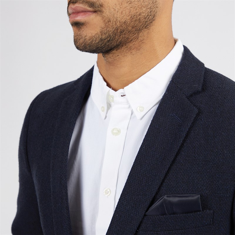 French Connection Mens Tweed Blazer Marine
