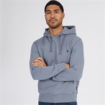 French Connection Mens FC Hoodie Light Blue