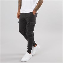 French Connection Mens FC Cargo Joggers Charcoal Mel