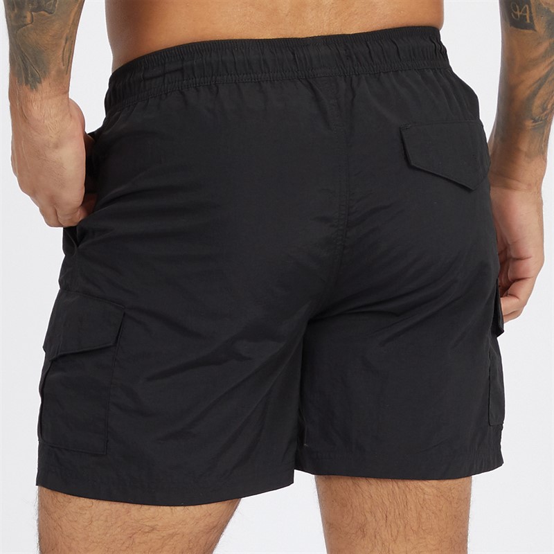 French Connection Mens Combat Swim Shorts Black
