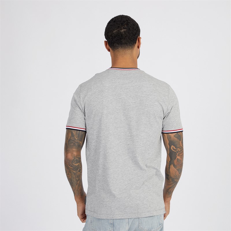 French Connection Herre Ringer T-shirt Lysegrå Melange
