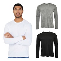 French Connection Mens Three Pack Long Sleeve Tops Multi 3 - Black/White/Light Grey Marl