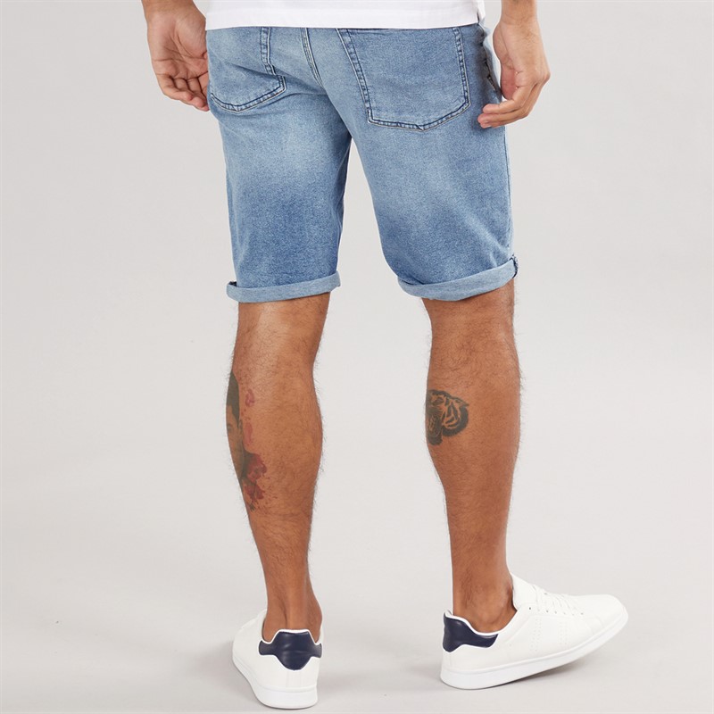 French Connection Mens Denim Shorts Ind07 - Lightwash