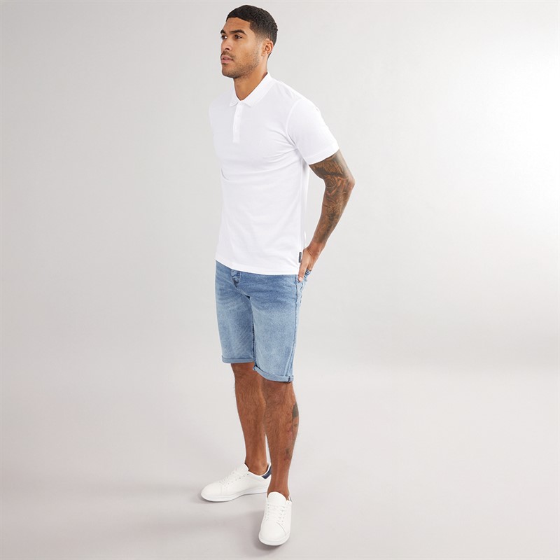 French Connection Mens Denim Shorts Ind07 - Lightwash