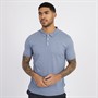 French Connection Mens Jersey Polo Light Blue Mel