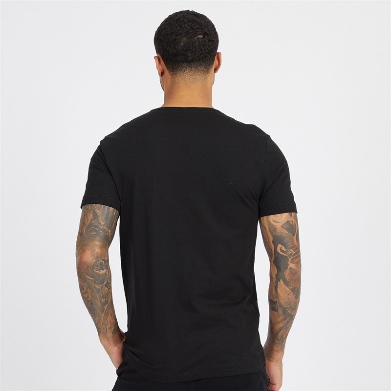 French Connection Mens FCUK Box Camo T-Shirt Black