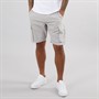 French Connection Mens Cargo Shorts Light Grey Mel