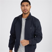 French Connection Mens Harrington Jacket Marine/Gunmetal