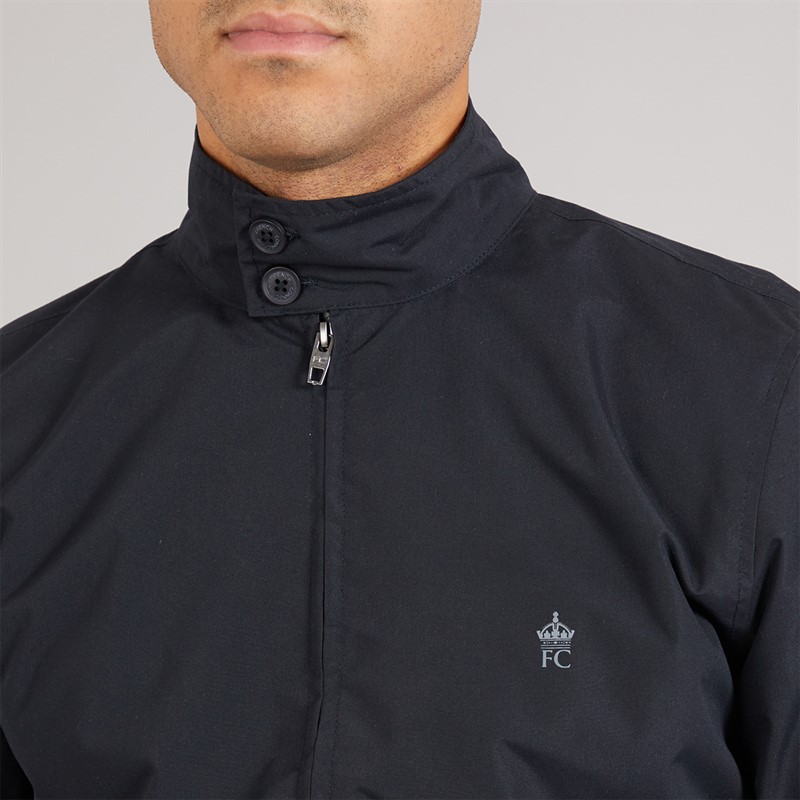 French Connection Mens Harrington Jacket Marine/Gunmetal