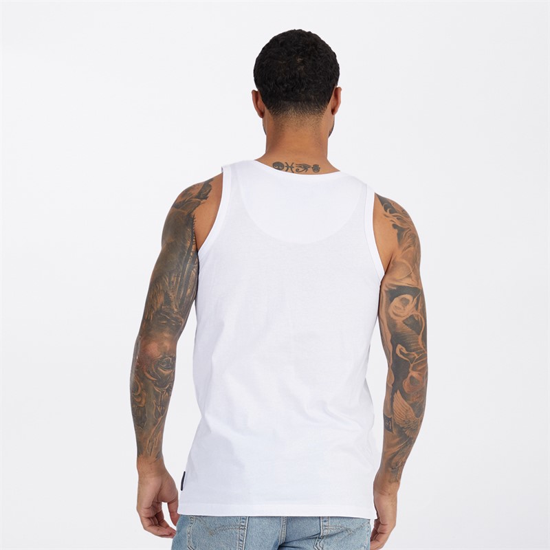 French Connection Mens Three Pack Vests Multi 4 - Black/White/Light Grey Marl