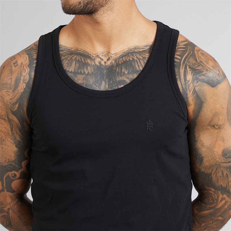 French Connection Herre 3-pak Veste Multi 4 - Sort/Hvid/Lysegrå Melange